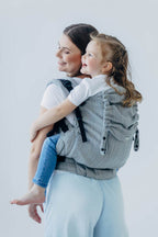 LennyPreschool Carrier, jacquard weave (54% silk, 46% cotton) - LITTLE LOVE - MUNA - Woven Baby Preschool   lenny_preschool    #
