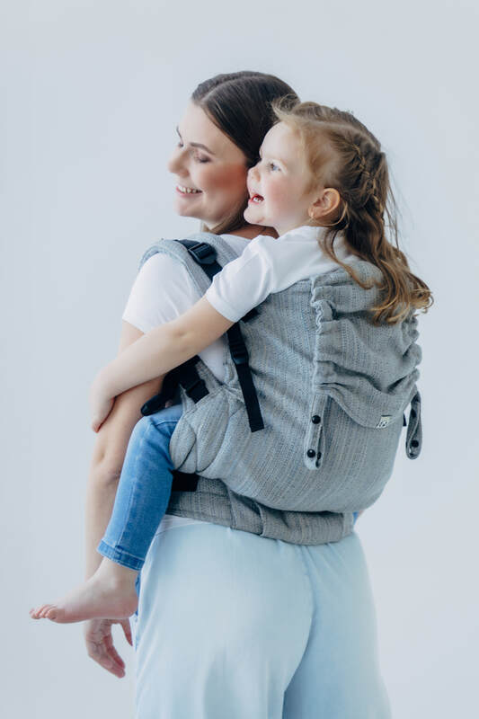 LennyPreschool Carrier, jacquard weave (54% silk, 46% cotton) - LITTLE LOVE - MUNA - Woven Baby Preschool   lenny_preschool    #