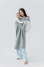 Ring Sling, Jacquard Weave (54% silk, 46% cotton), with gathered shoulder - LITTLE LOVE - MUNA - standard 1.8m - Woven Baby    ring_slings    #