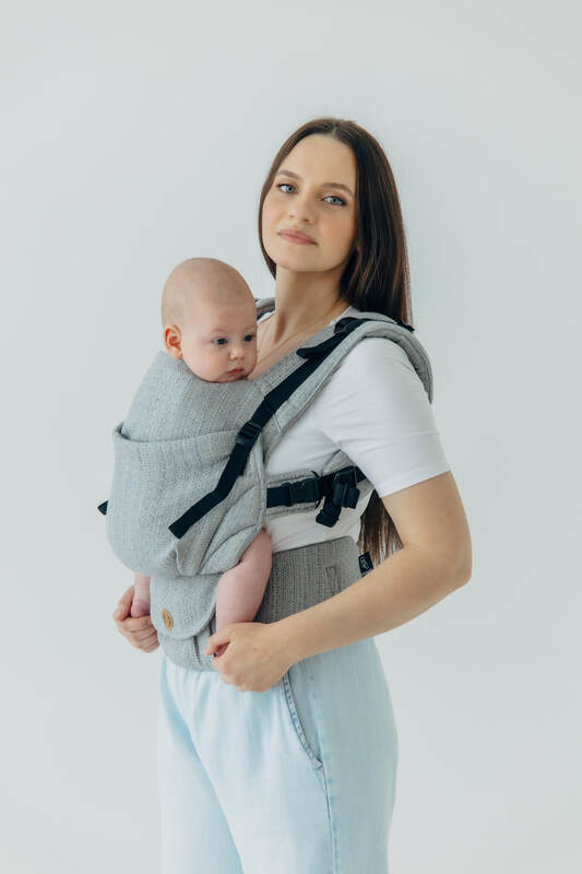 LennyUpGrade PRO Carrier, jacquard weave (54% silk, 46% cotton) - LITTLE LOVE - MUNA - Woven Baby Standard   lenny_upgrade_pro    #