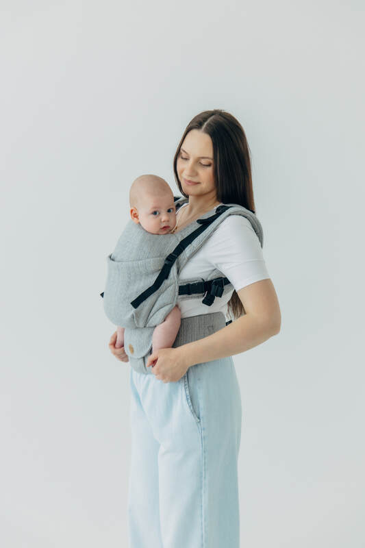 LennyUpGrade PRO Carrier, jacquard weave (54% silk, 46% cotton) - LITTLE LOVE - MUNA - Woven Baby Standard   lenny_upgrade_pro    #