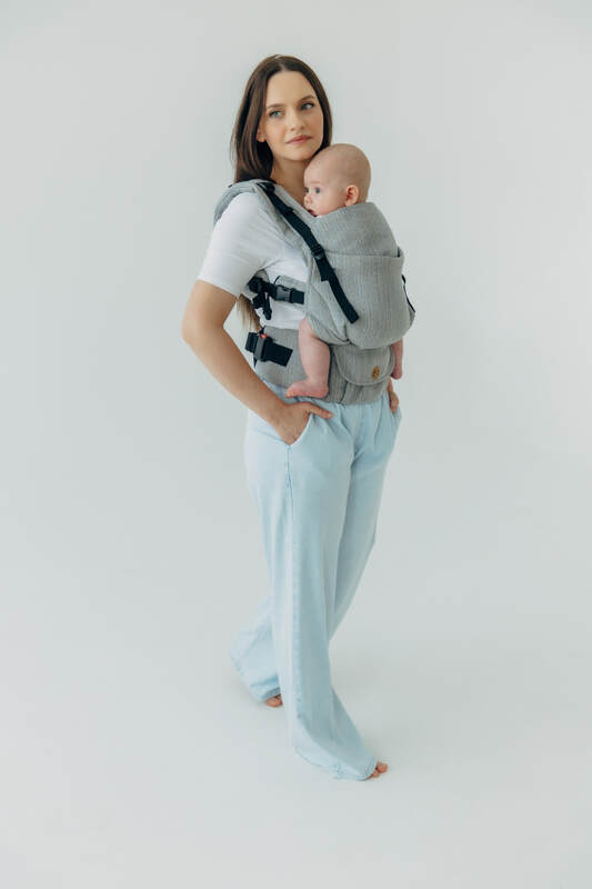 LennyUpGrade PRO Carrier, jacquard weave (54% silk, 46% cotton) - LITTLE LOVE - MUNA - Woven Baby Standard   lenny_upgrade_pro    #