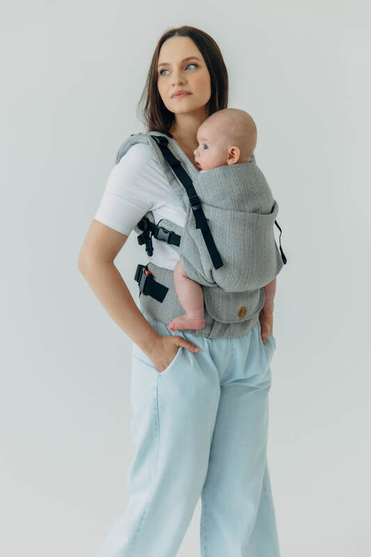 LennyUpGrade PRO Carrier, jacquard weave (54% silk, 46% cotton) - LITTLE LOVE - MUNA - Woven Baby Standard   lenny_upgrade_pro    #