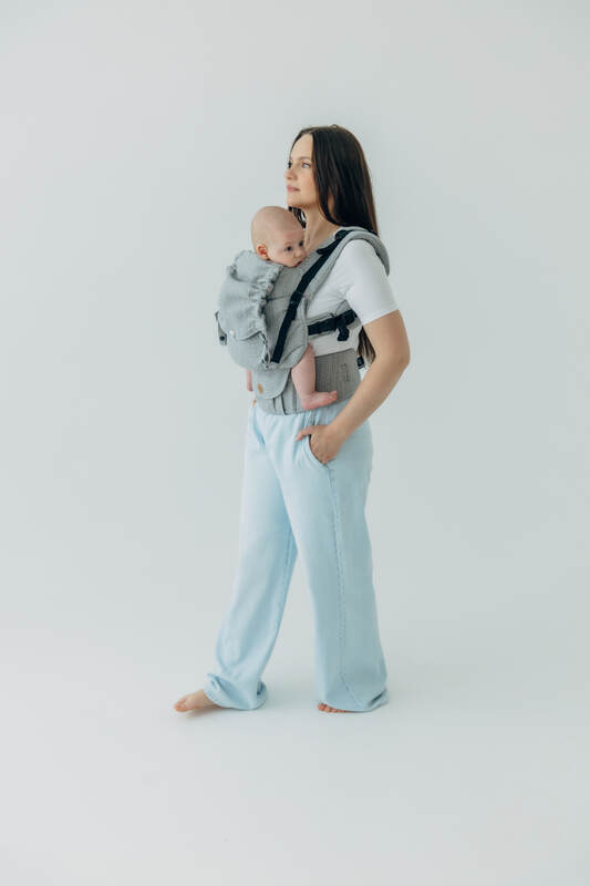 LennyUpGrade PRO Carrier, jacquard weave (54% silk, 46% cotton) - LITTLE LOVE - MUNA - Woven Baby Standard   lenny_upgrade_pro    #