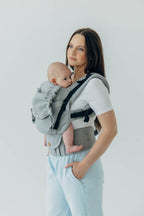 LennyUpGrade PRO Carrier, jacquard weave (54% silk, 46% cotton) - LITTLE LOVE - MUNA - Woven Baby Standard   lenny_upgrade_pro    #