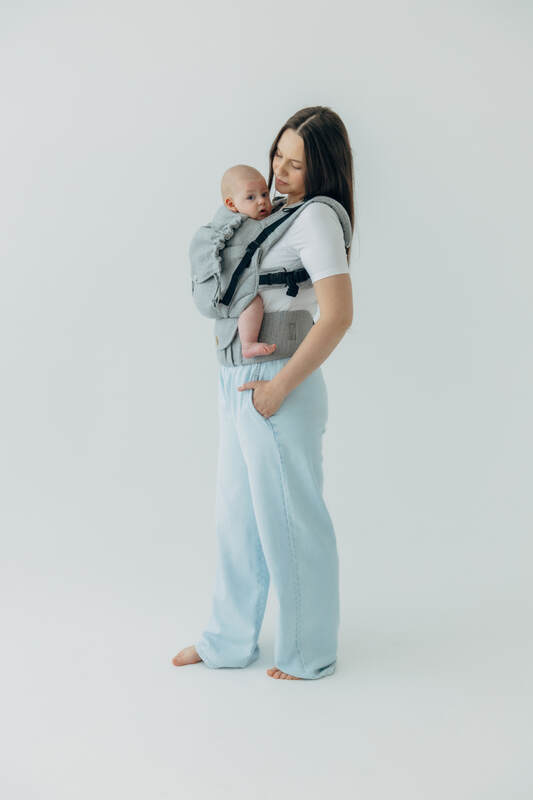 LennyUpGrade PRO Carrier, jacquard weave (54% silk, 46% cotton) - LITTLE LOVE - MUNA - Woven Baby Standard   lenny_upgrade_pro    #