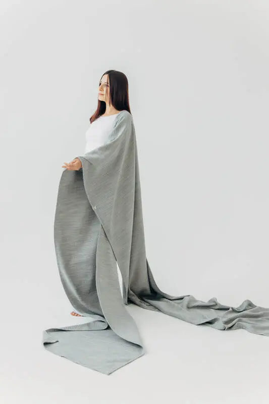 Baby Wrap, Jacquard Weave (54% silk, 46% cotton) - LITTLE LOVE - MUNA - Woven Baby XS - 4   long_woven_wraps    #
