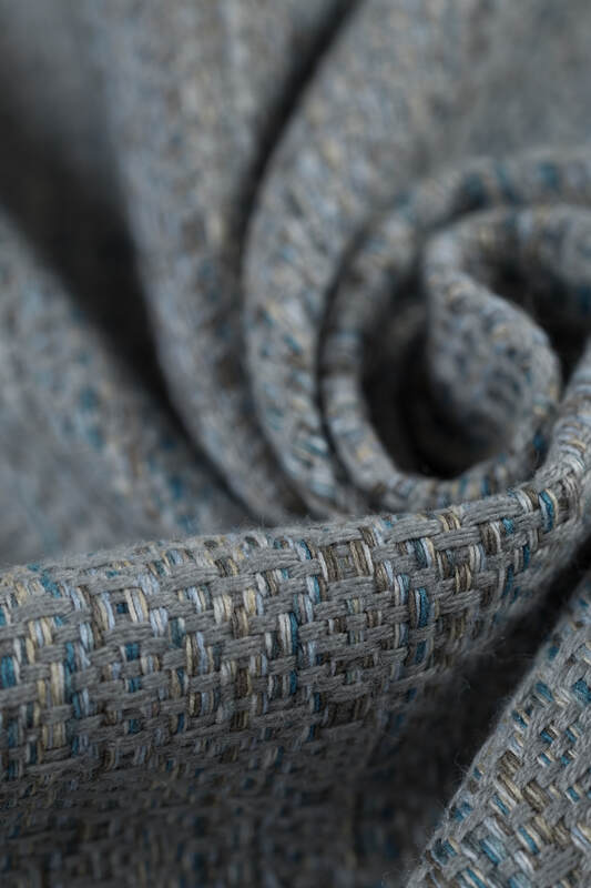 Baby Wrap, Jacquard Weave (54% silk, 46% cotton) - LITTLE LOVE - MUNA (grade B) - Woven Baby Size - L-Size - M   long_woven_wraps    #