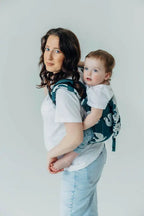 Lenny Buckle Onbuhimo PRO baby carrier, jacquard weave (100% bamboo viscose) - BIRDY - SKYWARD - Woven Baby Standard   buckle_onbu_pro_carriers    #