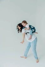 Lenny Buckle Onbuhimo PRO baby carrier, jacquard weave (100% bamboo viscose) - BIRDY - SKYWARD - Woven Baby Standard   buckle_onbu_pro_carriers    #