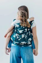 LennyPreschool Carrier, jacquard weave (100% bamboo viscose) - BIRDY - SKYWARD - Woven Baby Preschool   lenny_preschool    #