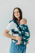 LennyUpGrade PRO Carrier, jacquard weave, 100% bamboo viscose - BIRDY - SKYWARD - Woven Baby Standard   lenny_upgrade_pro    #