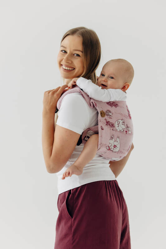 Lenny Buckle Onbuhimo PRO baby carrier, jacquard weave (100% cotton) - MOOMINVALLEY - SHOW ME - Woven Baby Standard   buckle_onbu_pro_carriers    #