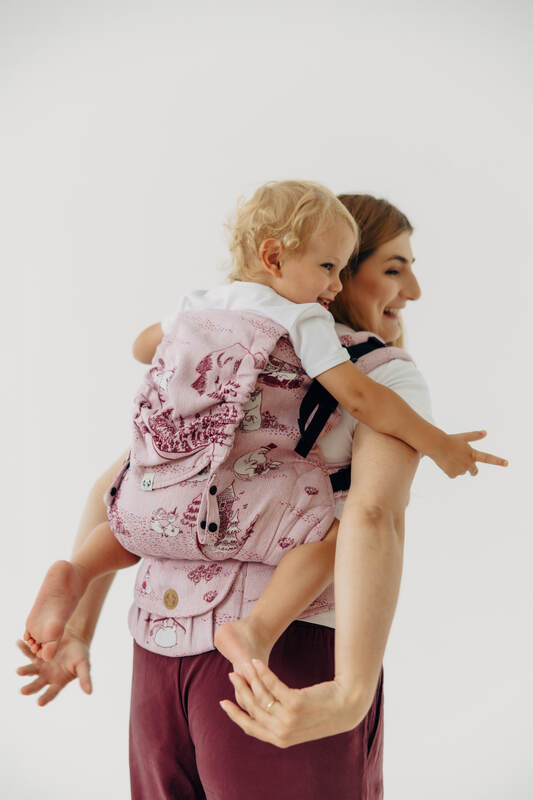 LennyPreschool Carrier, jacquard weave (100% cotton) - MOOMINVALLEY - SHOW ME - Woven Baby Preschool   lenny_preschool    #