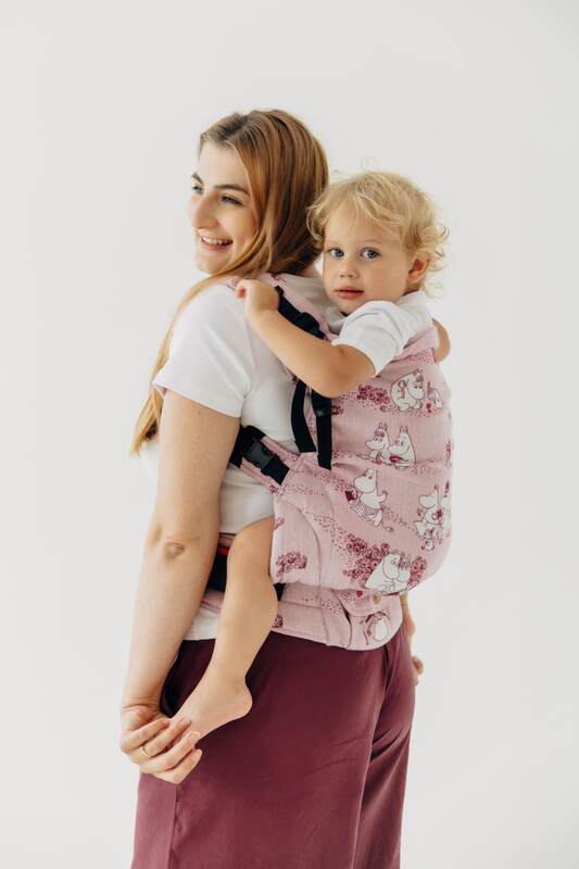 LennyPreschool Carrier, jacquard weave (100% cotton) - MOOMINVALLEY - SHOW ME - Woven Baby Preschool   lenny_preschool    #