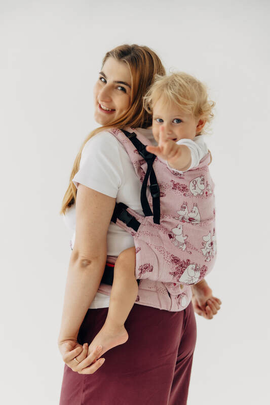 LennyPreschool Carrier, jacquard weave (100% cotton) - MOOMINVALLEY - SHOW ME - Woven Baby Preschool   lenny_preschool    #