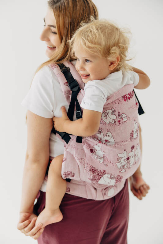 LennyPreschool Carrier, jacquard weave (100% cotton) - MOOMINVALLEY - SHOW ME - Woven Baby Preschool   lenny_preschool    #