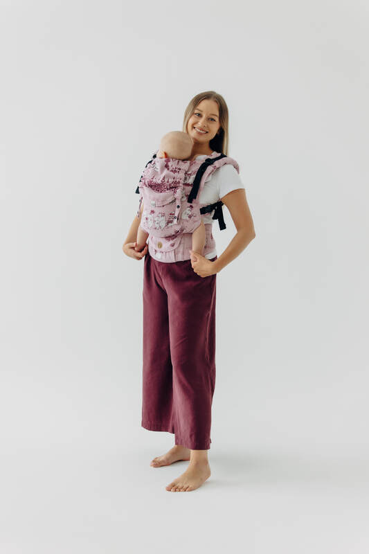 LennyUpGrade PRO Carrier, jacquard weave 100% cotton - MOOMINVALLEY - SHOW ME - Woven Baby Standard   lenny_upgrade_pro    #