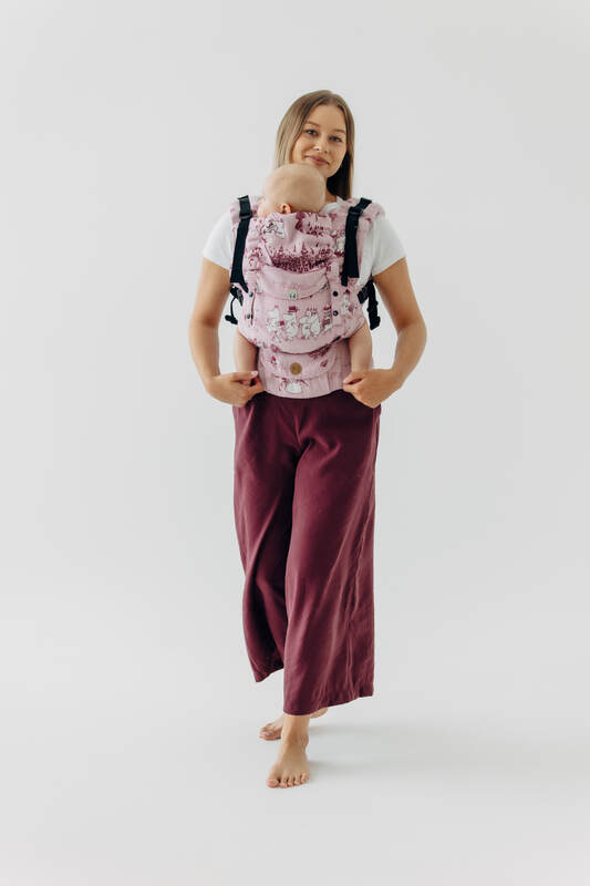 LennyUpGrade PRO Carrier, jacquard weave 100% cotton - MOOMINVALLEY - SHOW ME - Woven Baby Standard   lenny_upgrade_pro    #