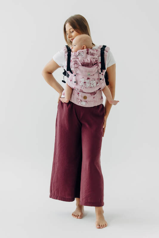 LennyUpGrade PRO Carrier, jacquard weave 100% cotton - MOOMINVALLEY - SHOW ME - Woven Baby Standard   lenny_upgrade_pro    #