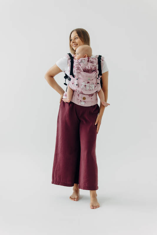LennyUpGrade PRO Carrier, jacquard weave 100% cotton - MOOMINVALLEY - SHOW ME - Woven Baby Standard   lenny_upgrade_pro    #