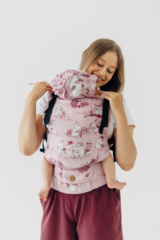 LennyUpGrade PRO Carrier, jacquard weave 100% cotton - MOOMINVALLEY - SHOW ME - Woven Baby Standard   lenny_upgrade_pro    #
