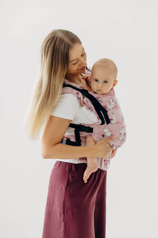 LennyUpGrade PRO Carrier, jacquard weave 100% cotton - MOOMINVALLEY - SHOW ME - Woven Baby Standard   lenny_upgrade_pro    #
