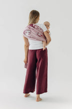 Ring Sling, Jacquard Weave (100% cotton), with gathered shoulder - MOOMINVALLEY - SHOW ME - standard 1.8m - Woven Baby    ring_slings    #