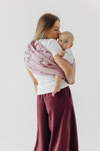 Ring Sling, Jacquard Weave (100% cotton), with gathered shoulder - MOOMINVALLEY - SHOW ME - standard 1.8m - Woven Baby    ring_slings    #