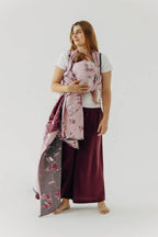 Baby Wrap, Jacquard Weave (100% cotton) - MOOMINVALLEY - SHOW ME - Woven Baby XS - 4   long_woven_wraps    #