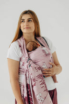 lennylamb Baby Wrap, Jacquard Weave (100% cotton) - MOOMINVALLEY - SHOW ME  long_woven_wraps  Woven Baby