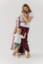 lennylamb Baby Wrap, Jacquard Weave (100% cotton) - MOOMINVALLEY - SHOW ME  long_woven_wraps  Woven Baby