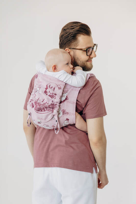 Lenny Buckle Onbuhimo PRO baby carrier, jacquard weave (100% cotton) - MOOMINVALLEY - SHOW ME - Woven Baby Standard   buckle_onbu_pro_carriers    #