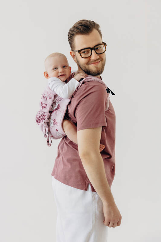Lenny Buckle Onbuhimo PRO baby carrier, jacquard weave (100% cotton) - MOOMINVALLEY - SHOW ME - Woven Baby Standard   buckle_onbu_pro_carriers    #