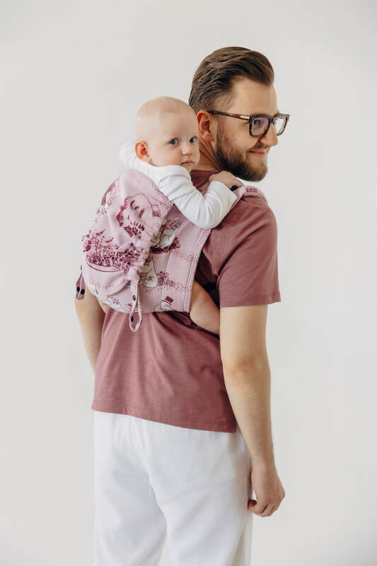 Lenny Buckle Onbuhimo PRO baby carrier, jacquard weave (100% cotton) - MOOMINVALLEY - SHOW ME - Woven Baby Standard   buckle_onbu_pro_carriers    #