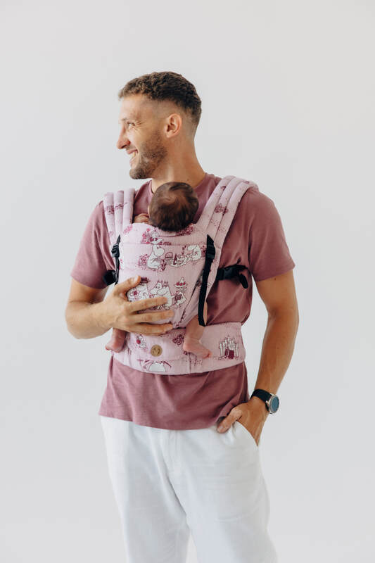 LennyLight Carrier, jacquard weave 100% cotton - MOOMINVALLEY - SHOW ME - Woven Baby Standard   lenny_light    #