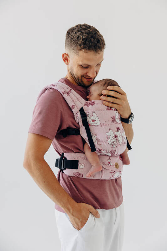 LennyLight Carrier, jacquard weave 100% cotton - MOOMINVALLEY - SHOW ME - Woven Baby Standard   lenny_light    #