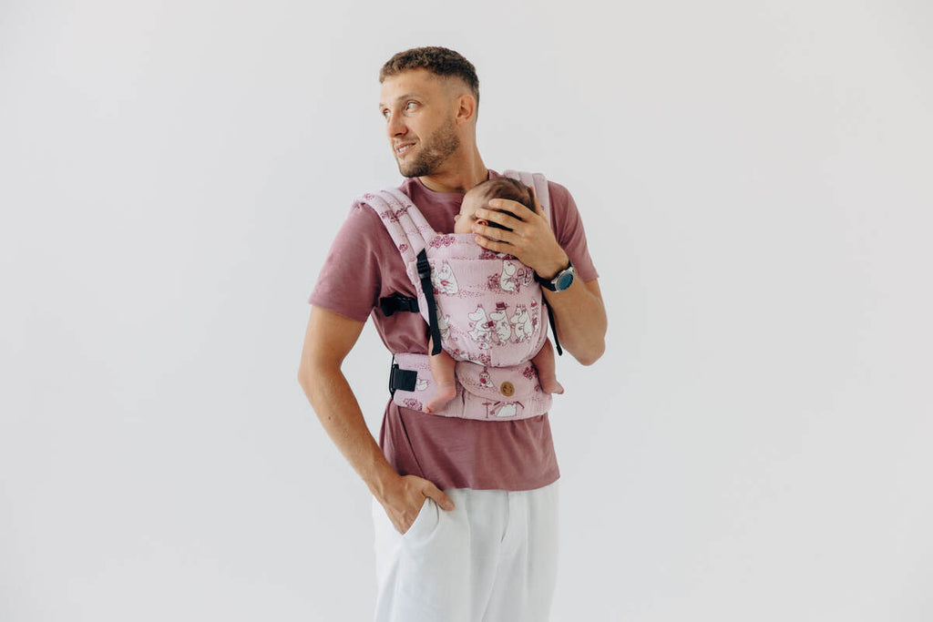 LennyLight Carrier, jacquard weave 100% cotton - MOOMINVALLEY - SHOW ME - Woven Baby Standard   lenny_light    #