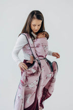 Baby Wrap, Jacquard Weave (100% cotton) - MOOMINVALLEY - SHOW ME - Woven Baby XS - 4   long_woven_wraps    #