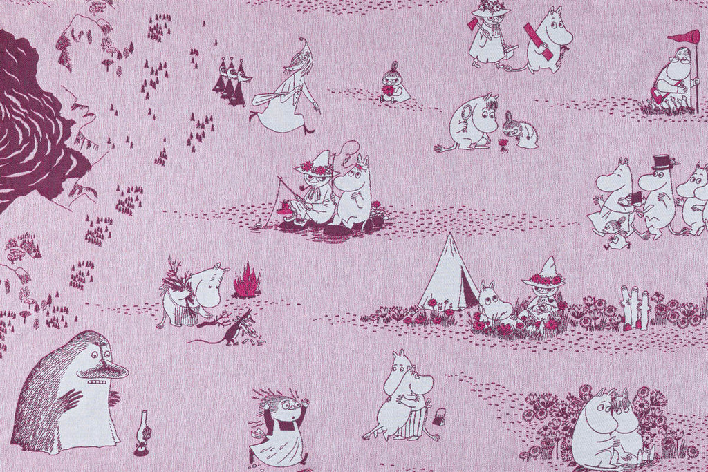 Ring Sling, Jacquard Weave (100% cotton), with gathered shoulder - MOOMINVALLEY - SHOW ME - standard 1.8m - Woven Baby    ring_slings    #