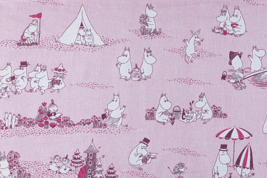 Baby Wrap, Jacquard Weave (100% cotton) - MOOMINVALLEY - SHOW ME - Woven Baby XS - 4   long_woven_wraps    #