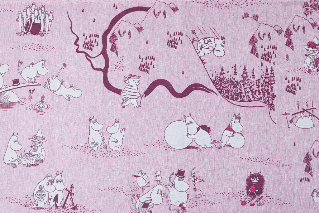 Baby Wrap, Jacquard Weave (100% cotton) - MOOMINVALLEY - SHOW ME - Woven Baby XS - 4   long_woven_wraps    #