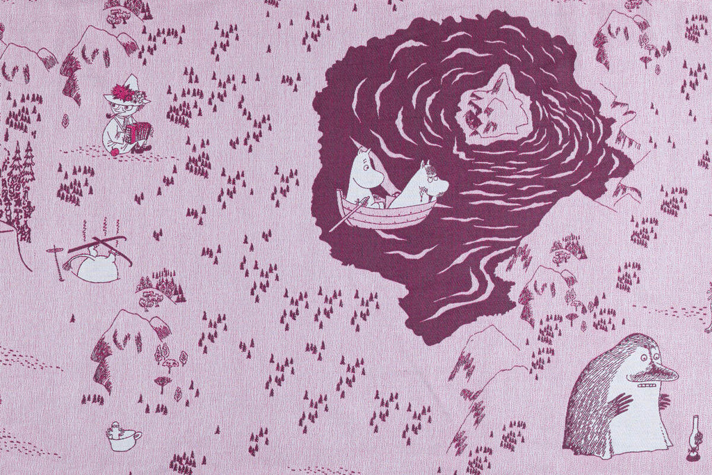 Baby Wrap, Jacquard Weave (100% cotton) - MOOMINVALLEY - SHOW ME - Woven Baby XS - 4   long_woven_wraps    #
