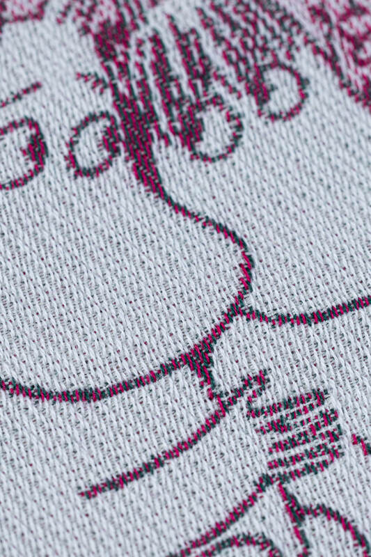 LennyLight Carrier, jacquard weave 100% cotton - MOOMINVALLEY - SHOW ME - Woven Baby Standard   lenny_light    #
