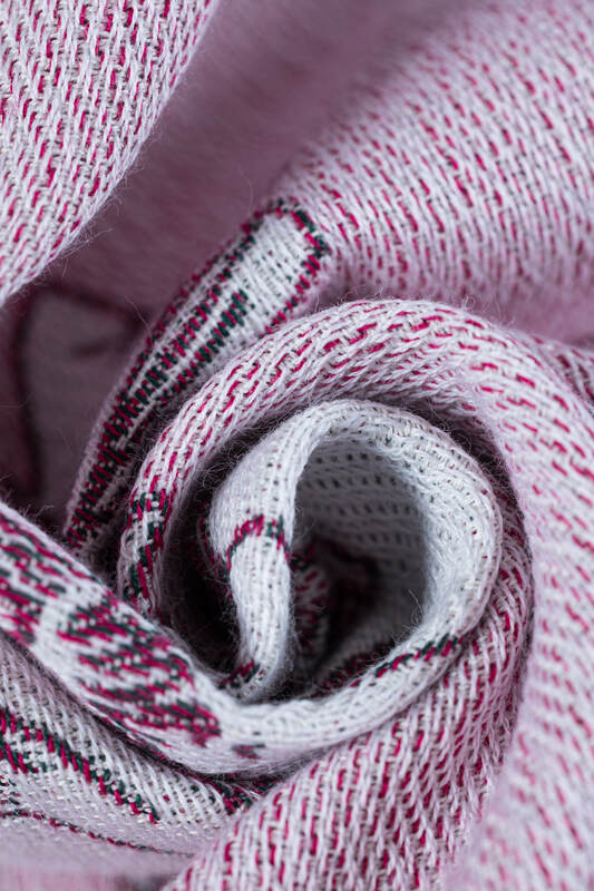 Baby Wrap, Jacquard Weave (100% cotton) - MOOMINVALLEY - SHOW ME - Woven Baby XS - 4   long_woven_wraps    #