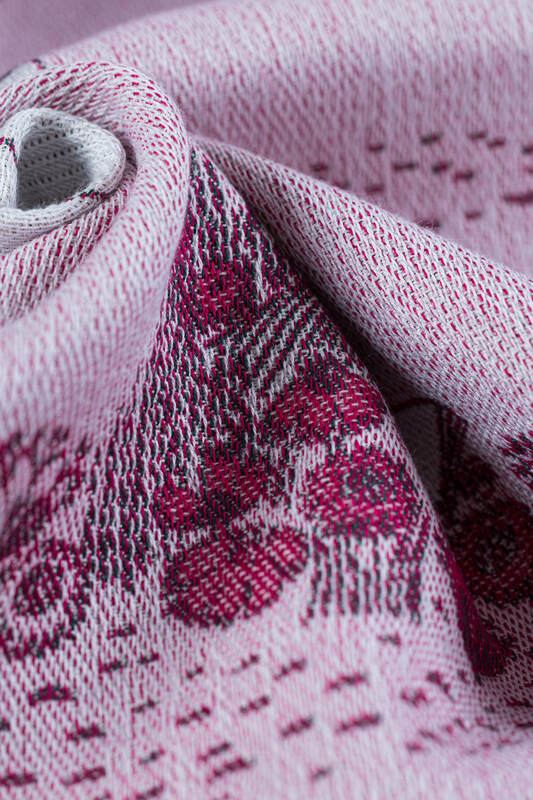 Ring Sling, Jacquard Weave (100% cotton), with gathered shoulder - MOOMINVALLEY - SHOW ME - standard 1.8m - Woven Baby    ring_slings    #