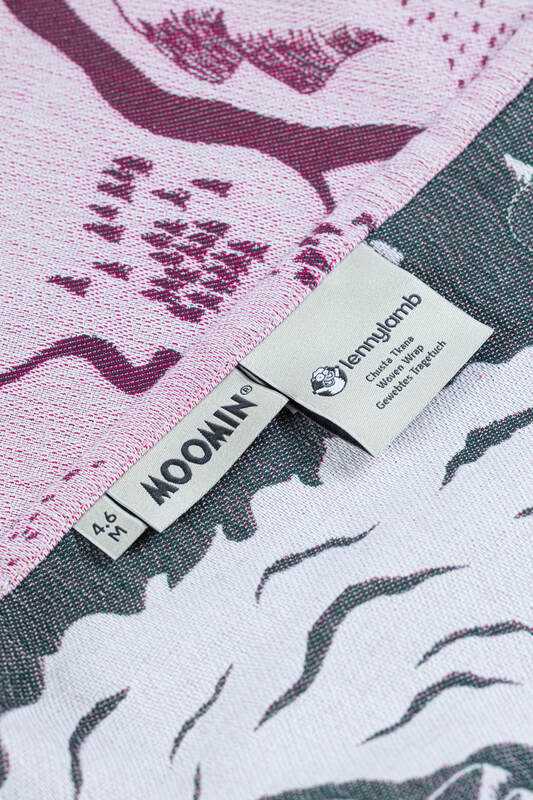 lennylamb Baby Wrap, Jacquard Weave (100% cotton) - MOOMINVALLEY - SHOW ME  long_woven_wraps  Woven Baby