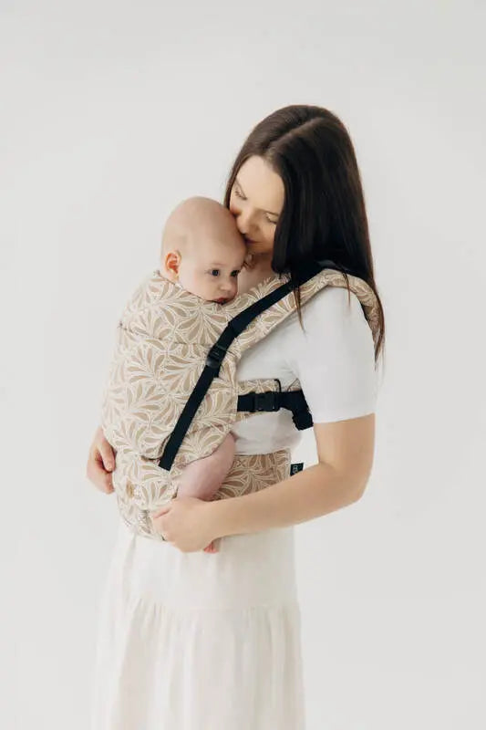 LennyUpGrade PRO Carrier, jacquard weave, 50% cotton, 50% bamboo viscose - INFINITY - GOLDEN HOUR - Woven Baby Standard   lenny_upgrade_pro    #