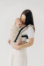LennyUpGrade PRO Carrier, jacquard weave, 50% cotton, 50% bamboo viscose - INFINITY - GOLDEN HOUR - Woven Baby Standard   lenny_upgrade_pro    #