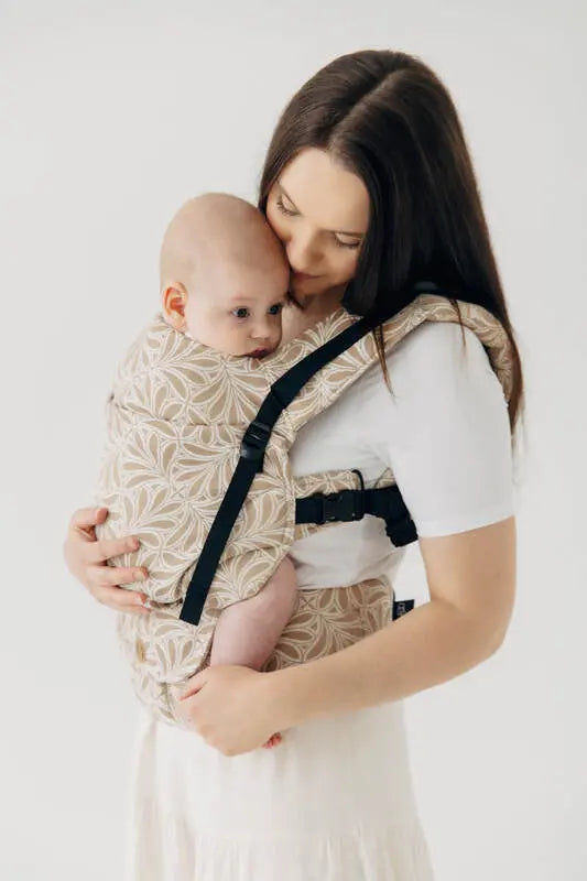 LennyUpGrade PRO Carrier, jacquard weave, 50% cotton, 50% bamboo viscose - INFINITY - GOLDEN HOUR - Woven Baby Standard   lenny_upgrade_pro    #